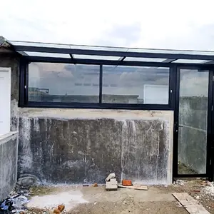 sekat aluminium kaca kanopi kaca