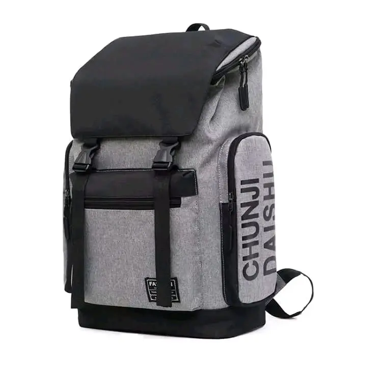 Tas Ransel Backpak CHUNJI dengan Saku Laptop Kanvas untuk Pria dan Wanita ransel  kuliah