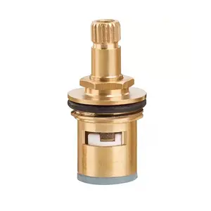 PADABANIC Jantung Keran Air Handle Keran PVC Jantung Keran PVC dan Kuningan Valve Keran Air Ceramic Sparepart Cartridge Kran