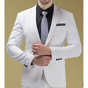 SATU SET JAS FORMAL PRIA MODEL SLIMFIT KANCING DUA PREMIUM BAHAN SEMI WOLL GERATIS DASI Blazer Formal Slim Fit Bahan High Twist Tebal Lapisan Full Furing Saku Dalam 1pcs Size S M L XL XXL