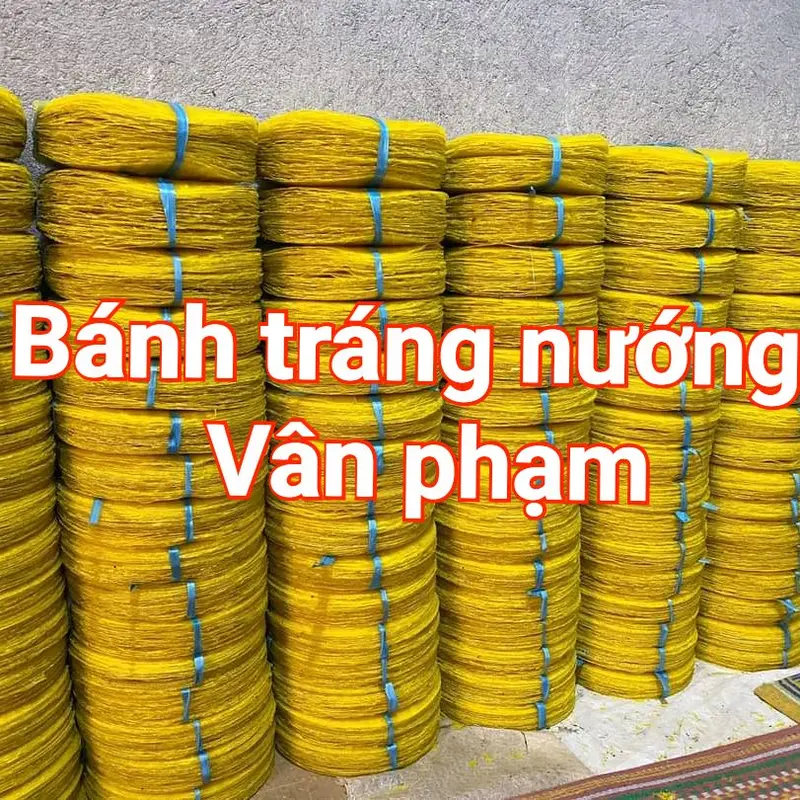 1,1kg( 50 cái )bánh tráng nướng màu vàng chuẩn vị Đà Lạt 1