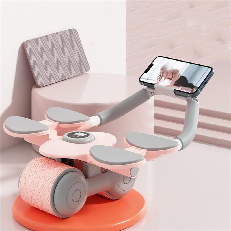 Bánh Xe Tập Bụng, Có Hỗ Trợ Khuỷu Tay Bốn, Đệm Đỡ Tự Động Phục Hồi, Dụng Cụ Tập Cơ Bụng, Đĩa Lăn, Thiết Bị Tập Thể Dục Tại Nhà Titan 3