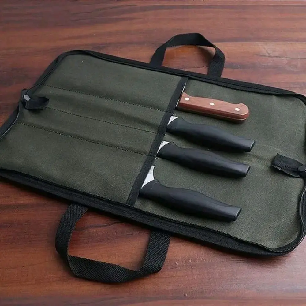 Tas Pisau Tempat Menyimpan Pisau Bahan Codura Dilapisi Busa Polyfoam Ringan Di Bawa Tas Jingjing
