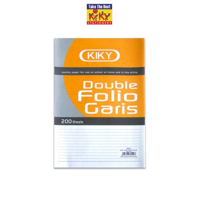 Gambar KIKY Kertas Double Folio Garis (DFG) 200 lembar dari Kiky Stationery Kota Administrasi Jakarta Barat Tokopedia