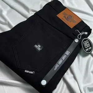 EIGHT LIGHT DENIM TERLARIS Celana Jeans Pria Panjang Hitam Naomi Premium 100%  Slim Fit Stretch Melar Terbaru celana panjang