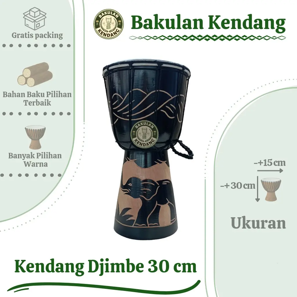 Kendang Jimbe Anak Termurah 30 Cm Alat Musik Tradisional Djimbe Gendang Terbang Mainan Anak Tradisional Edukasi Mini Mainan Kayu Souvenir