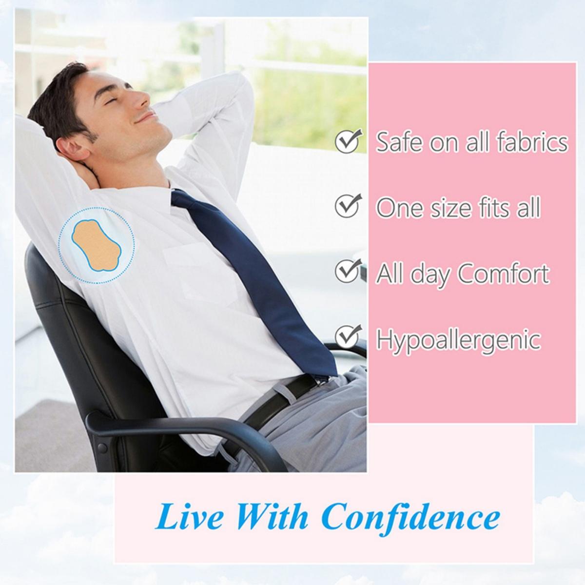 "Isi 10 Buah Pembalut Ketiak Penyerap Keringat Stickers, Pad Ketiak Kain Elastis , Anti Basah Anti Bau, Mencegah Keringat Meresap ke Kaos, Cocok untuk Orang Rentan Berkeringat "