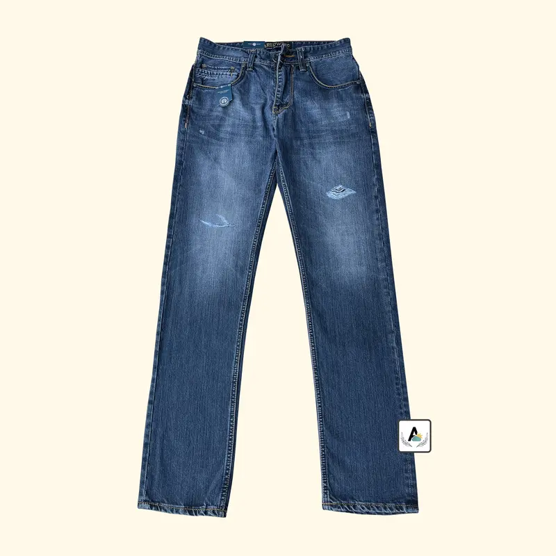 Celana Denim Pria Panjang Sobek Arguweso Casual Retro Jeans 2