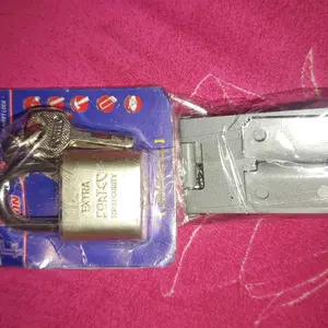 Paket gembok nekel 20/30/40/50mm + cantolan gembok 2,5 inch gembok pres kuningan 20/25/30/40/50mm