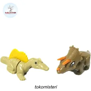 Dinosaurus Dino Dinosaurs Apatosaurus Triceratops Jurassic Park World 2015 2023 Kinder Joy Kinderjoy Zaini Ferrero Egg Eggs Surprise Gift Toys