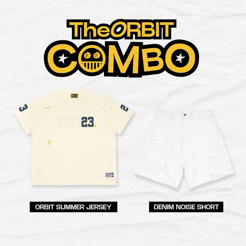 COMBO Áo + Quần THE ORBIT Summer Jersey + NOISE SHORT WHITE - Local Brand Chính Hãng