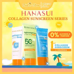 Find It Store - Hanasui Collagen Water Sunscreen SPF30 | SPF 50 | Lightweight Pro Calming SPF 50 | Hanasui Sunscreen | Perlindungan Matahari | Sunblok |