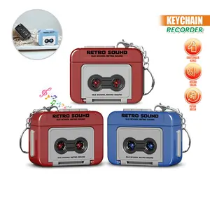 [COD] Tseloop C1326 Gantungan Kunci Rekaman Suara Retro Mini Voice Recorder