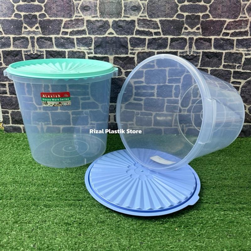 ( 3 PCS ) TOPLES PEYELE 10 LITER ALEXISH/TOPLES KERUPUK/TOPLES MAKANAN/TOPLES CEMILAN/TOPLES TUTUP PLASTIK/SERBAGUNA 3