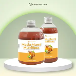 Citra Bumi Farm Madu Murni Multiflora 650gr & 350gr - Suplemen Kesehatan Daya Tahan Tubuh Pure Raw Honey untuk Kesejahteraan