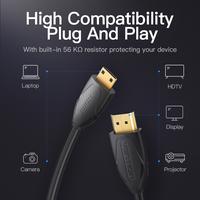 Gambar Vention [VAA-D02 2M] Kabel Mini HDMI to HDMI 2M High Speed dari Vention Authorized Store Kota Administrasi Jakarta Barat 4 Tokopedia