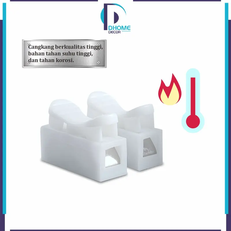 [COD] DH C1077 Quick Connect Terminal Block Cable 2pin 3pin Sambungan Kabel 4