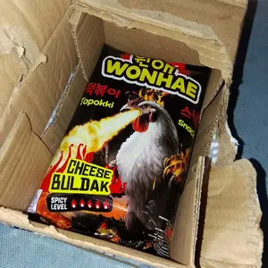 Wonhae Topokki Snack Cheese Buldak 80gr