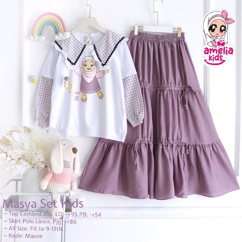 Masya Setelan Baju Anak Remaja Bestseller by Amelia Fashion 3