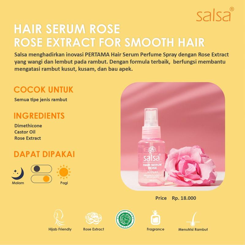 Salsa Hair Serum Spray 80ml/Serum Rambut 4