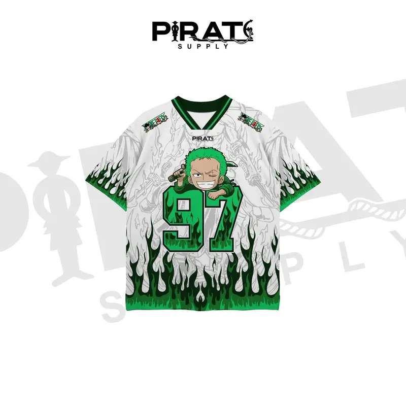 Jersey OP Roronoa Zoro Jersey Anime One Piece Roronoa Zoro Unisex