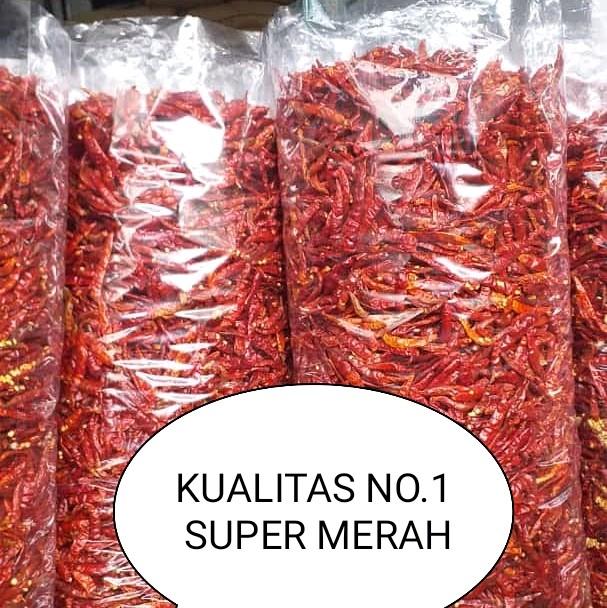 (3KG) CABE RAWIT TEJA KERING MURAH Alami Pedas Spices  Cabai 2