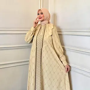 Hiraja - Gamis Syahla Bahan Romario Mewah Elegant