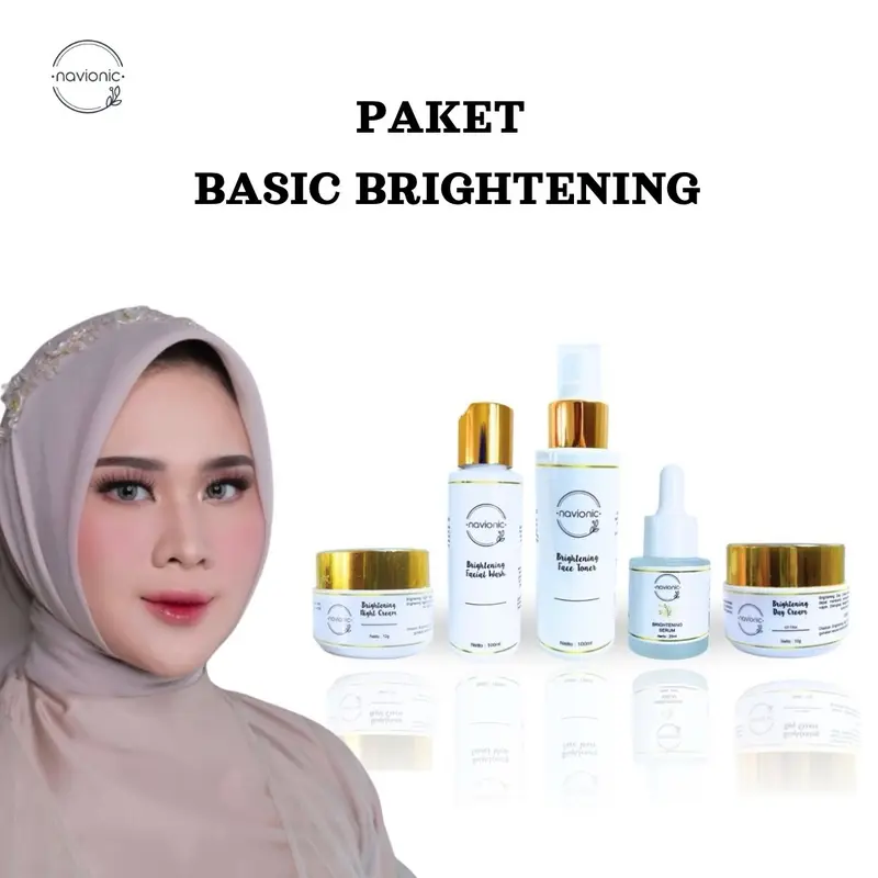 PAKET BASIC BRIGHTENING NAVIONIC 5PCS BPOM 0