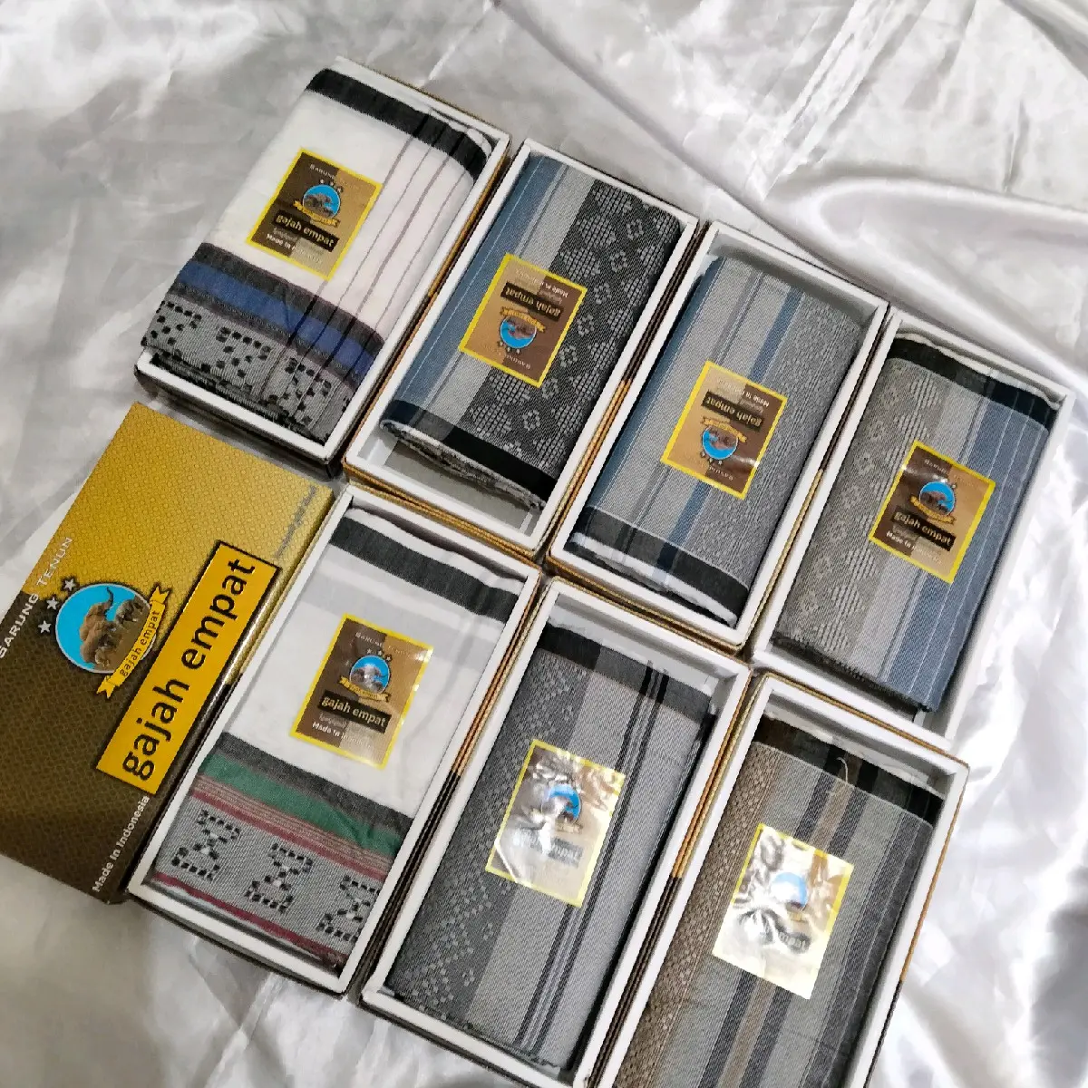 PROMO PAKET SARUNG GAJAH EMPAT GAJAH UNGGUL GAJAH MINA A MINOR 4 PCS 100 RIBU TERMURAH Dewasa Katun