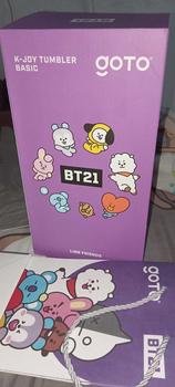 Product Review of Goto [COD] K-Joy X BT21 Tumbler Tahan Dingin Panas Botol Tempat Minum Aesthetic 1.2L from T**i a**a w**a 1