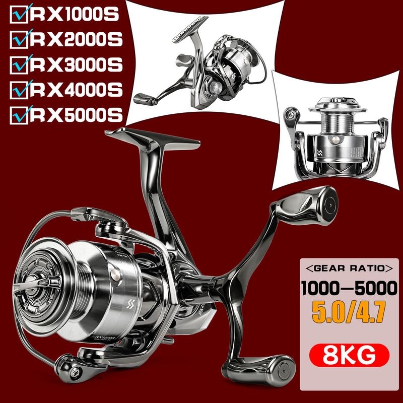 Product Introduction of Sougayilang Reel Pancing Double Handle 1000-5000 Spinning Reel Metal Roda 12