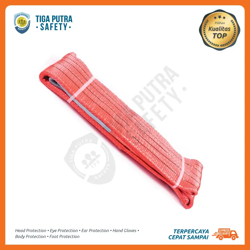 Webbing Sling Belt 5 Ton x 2 Meter / Sabuk Tali Angkat Barang Gosave 1