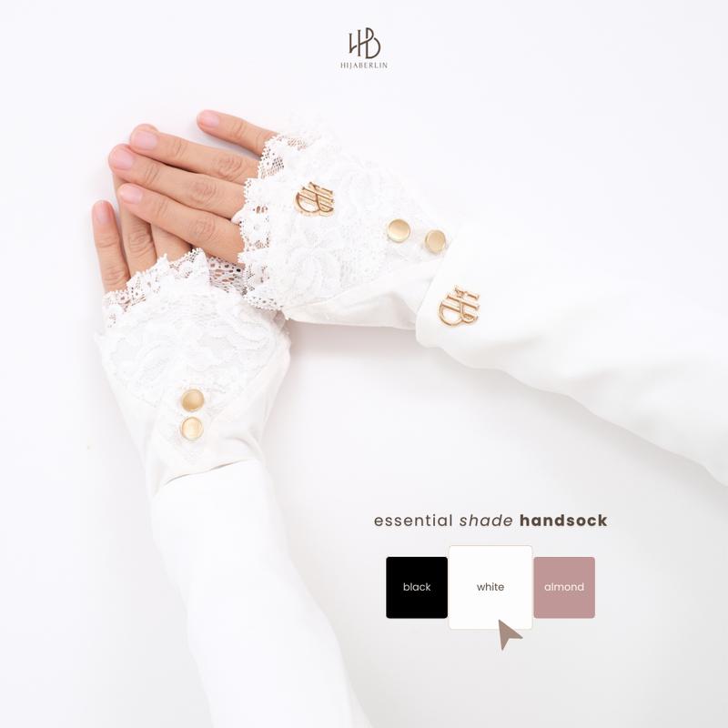HIJABERLIN - Handsock Ring Luxe I Sarung Tangan Sholat, Manset Cincin Tangan, Aksesoris Haji & Umroh 2