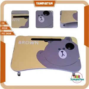Meja Belajar Anak Lipat Portable Karakter Kartun Import Terlaris Furniture MJB01