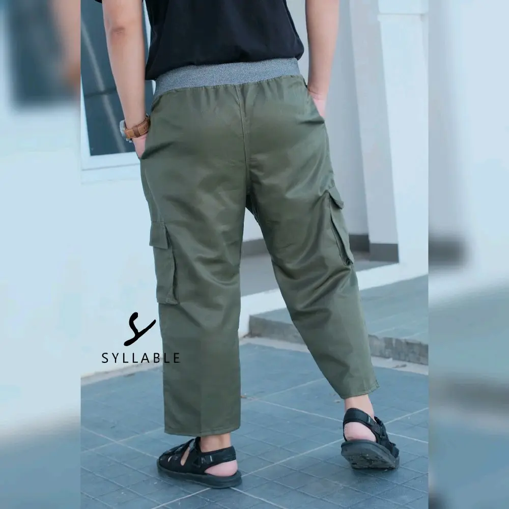 Celana Sirwal Basic Dewasa Twill Premium Syllable Outfit celana panjang