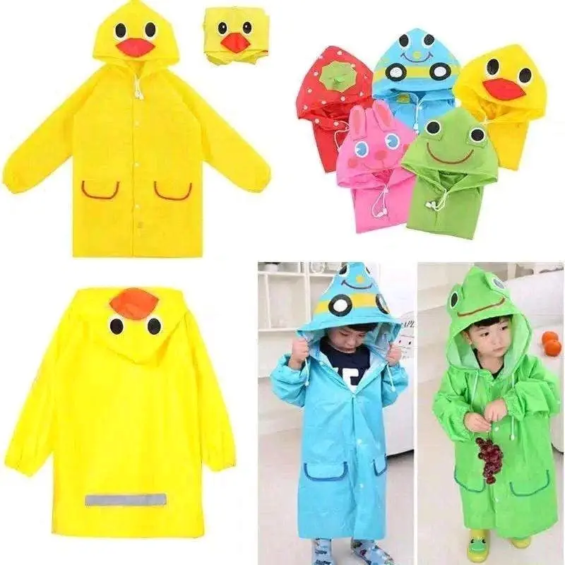 Jas hujan anak motif karakter lucu/jas hujan anak balita jubah