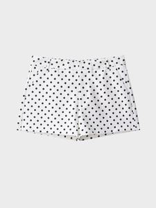 Shorts casuales para mujer de cintura alta y largo mini con lunares, moda primavera/verano estilo europeo, versátiles y cómodos