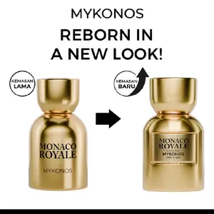 MYKONOS Monaco Royale Parfum Pria 50ml - Aroma Elegan dan Mewah dengan Segel Alis Extension