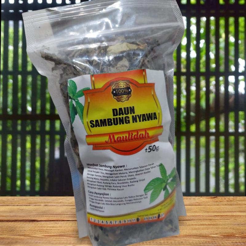 Daun Sambung Nyawa kering 50 gram Maulidah 1