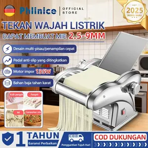 LENODI Mesin pengepres mie listrik komersial, mesin mie otomatis penuh, mesin penggulung mie stainless steel multifungsi, mesin penggulung mie rumah tangga kecil, mesin mie kulit pangsit