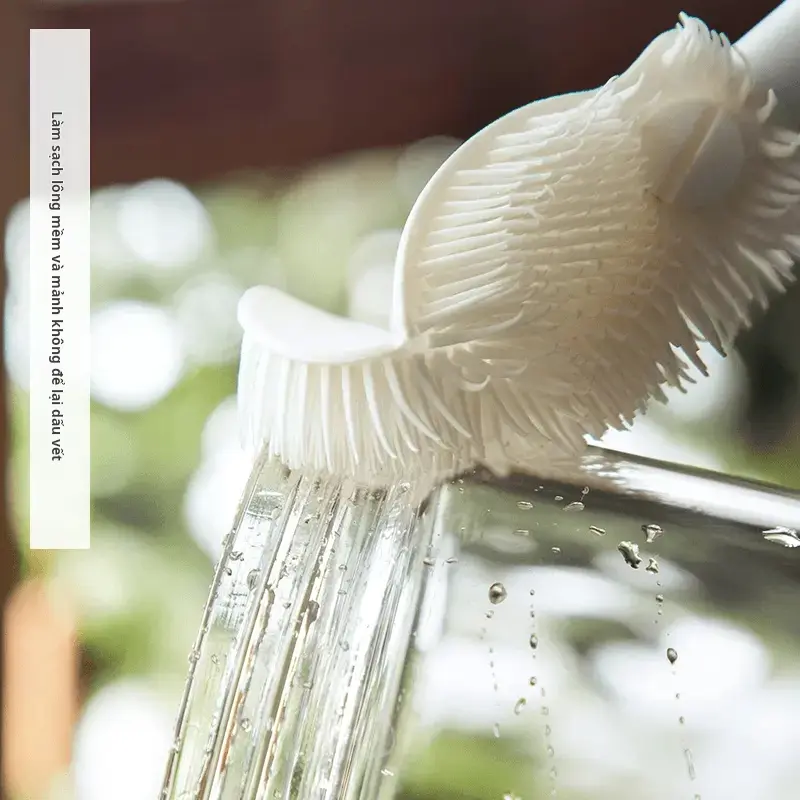 Bàn Chải Cốc, Bàn Chải Nhỏ cán dài, Thích Hợp Vệ Sinh Máy Phá Cốc Nước, Chuyên Dụng Vệ Sinh Khe Hở, Thích Hợp Vệ Sinh Cốc Thủy Tinh, Sử Dụng Trong Gia Đình