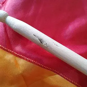 Sepasang Bendera Semaphor dan Stik Semapor