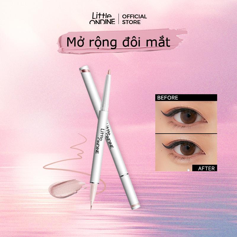 Bút tạo bọng mắt 2 đầu Little Ondine – Kèm nhũ bắt sáng, hỗ trợ kẻ viền mắt dưới và tạo bọng mắt tự nhiên, giúp mắt to tròn cuốn hút