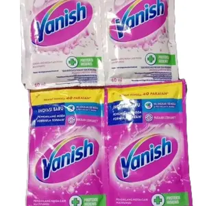 dapat 5pcs  Deterjen Vanish  Liquid Pink/putih Renceng/renteng 60ml Renceng/renteng Putus