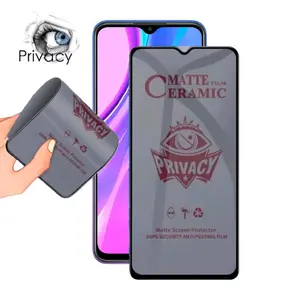 For Oppo A16 Anti Gores Spy Ceramic Anti Intip Layar Anti Pecah Berbahan Lentur Full Layar Privacy