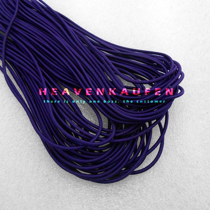 Gambar Tali Elastis Elastic Melar Molor Kecil Bulat Diameter 1,5 mm Warna Ungu Terong Harga Per  Meter - ungu terong dari Heaven Kaufen Kota Malang 5 Tokopedia
