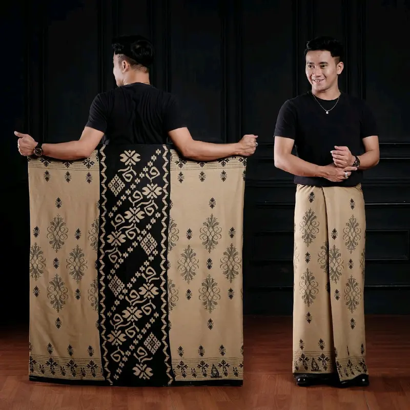 Sarung Dewasa Halus Motif Terbaru Bukan Wadimor Katun Nyaman Pria Semua musim Transparent 1