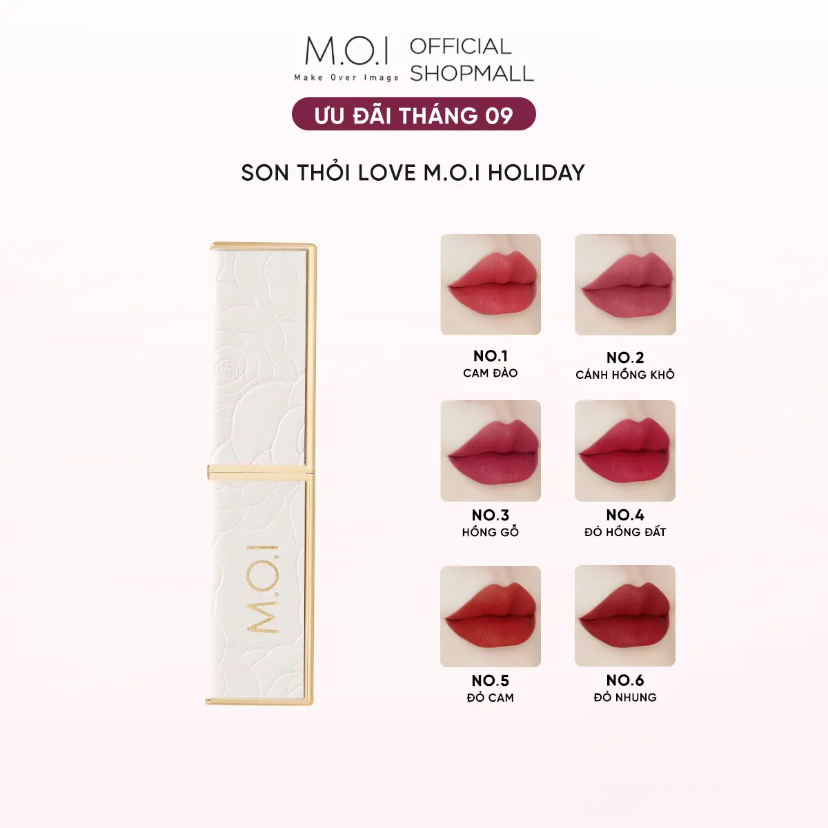 Son Thỏi Love M.O.I Holiday - Phiên Bản Lễ Hội 2.7g