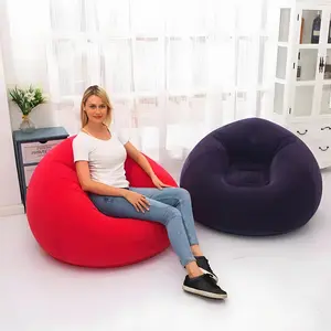 sofa chair inflatable Sofa Portabel Inflatable Sofa Bean Bag/Lazy Sofa/Penyimpanan Mudah Bean Bag Sofa Cafe Furniture