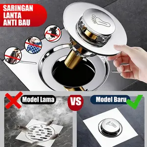 Saringan Got Injak Pop Up Floor Drain Floor Drain Saringan Got Injak Anti Serangga Bahan Stainles Floor Drain Washing Machine Saringan Got Kepala Selang Mesin Cuci